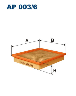 Filtron Luchtfilter AP 003/6