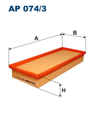 Filtron Luchtfilter AP 074/3
