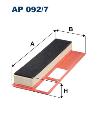 Filtron Luchtfilter AP 092/7