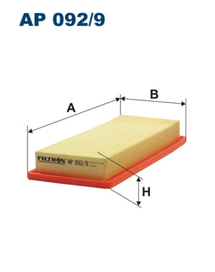 Filtron Luchtfilter AP 092/9