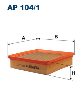 Filtron Luchtfilter AP 104/1