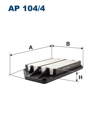 Filtron Luchtfilter AP 104/4