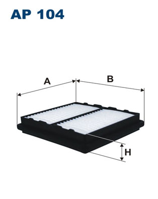 Filtron Luchtfilter AP 104