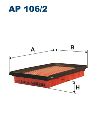 Filtron Luchtfilter AP 106/2