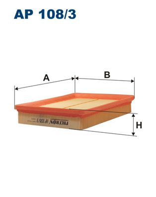 Filtron Luchtfilter AP 108/3