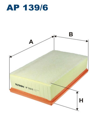 Filtron Luchtfilter AP 139/6