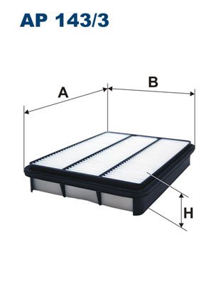 Filtron Luchtfilter AP 143/3