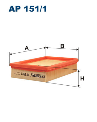 Filtron Luchtfilter AP 151/1