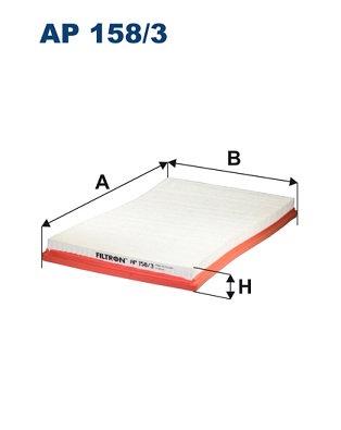 Filtron Luchtfilter AP 158/3