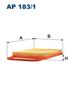 Filtron Luchtfilter AP 183/1