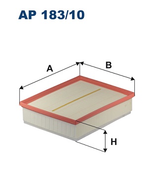 Filtron Luchtfilter AP 183/10