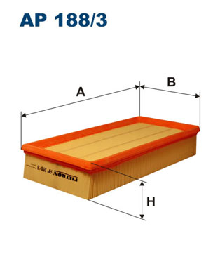 Filtron Luchtfilter AP 188/3