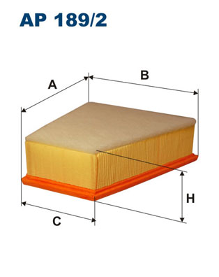 Filtron Luchtfilter AP 189/2