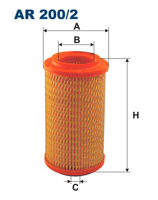 Filtron Luchtfilter AR 200/2
