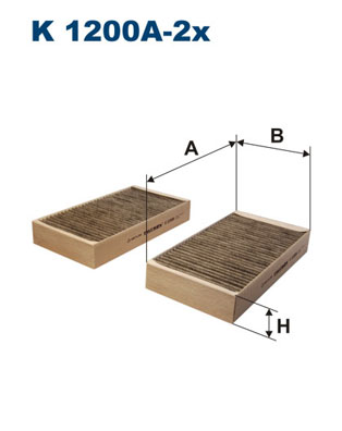Filtron Interieurfilter K 1200A-2x