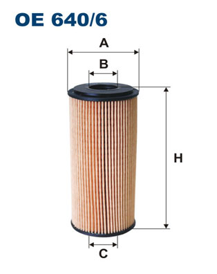 Filtron Oliefilter OE 640/6