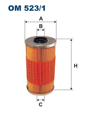 Filtron Oliefilter OM 523/1