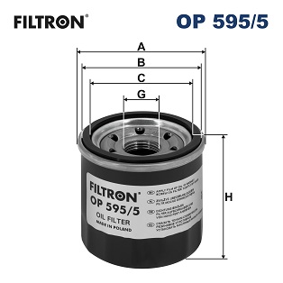 Filtron Oliefilter OP 595/5
