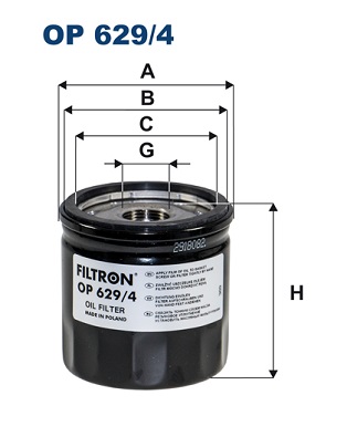 Filtron Oliefilter OP 629/4