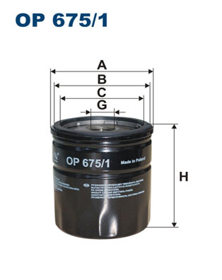 Filtron Oliefilter OP 675/1