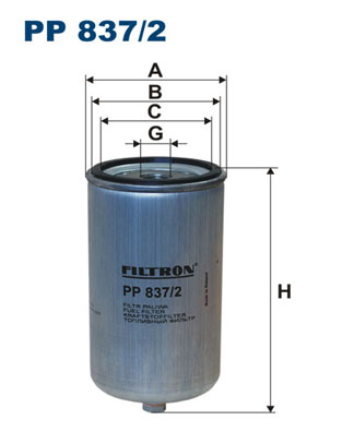 Filtron Brandstoffilter PP 837/2
