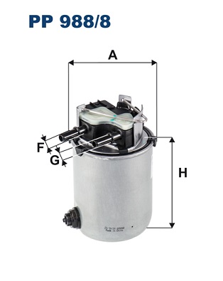 Filtron Brandstoffilter PP 988/8