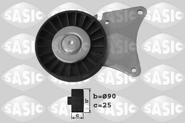 Sasic Geleiderol (poly) V-riem 1620024