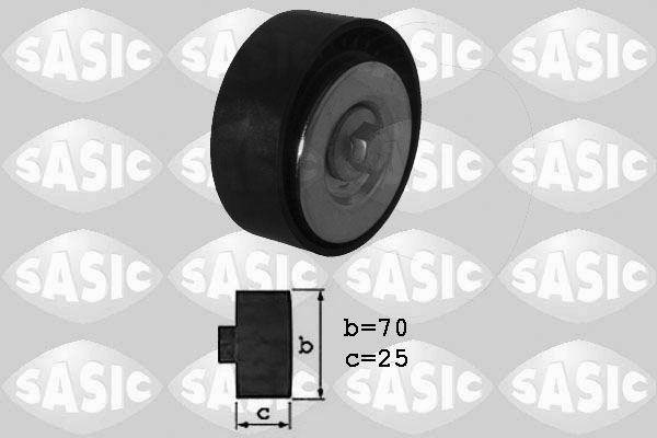 Sasic Geleiderol (poly) V-riem 1620045
