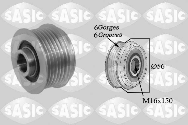 Sasic Vrijloop koppeling dynamo 1674002