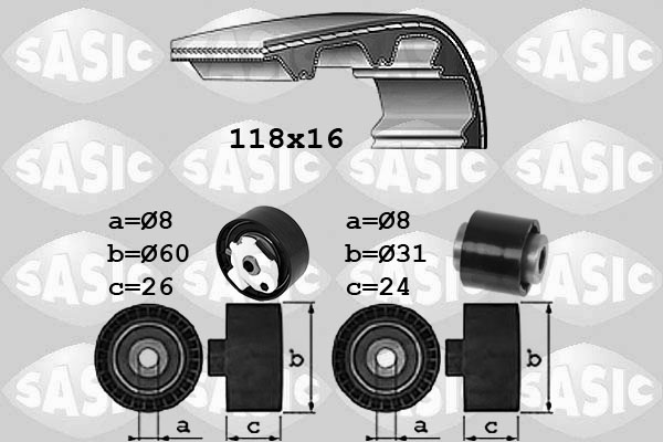 Sasic Distributieriem kit 1750046