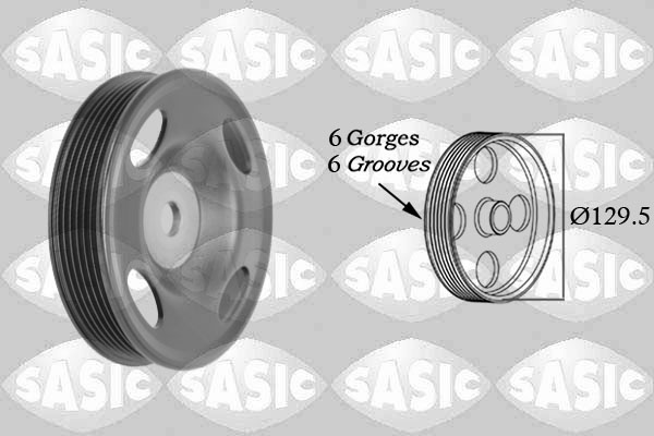Sasic Riemschijf, krukas 2150047