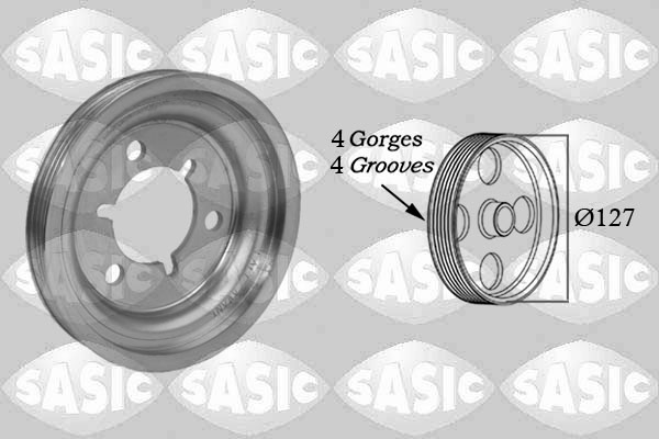 Sasic Riemschijf, krukas 2150049