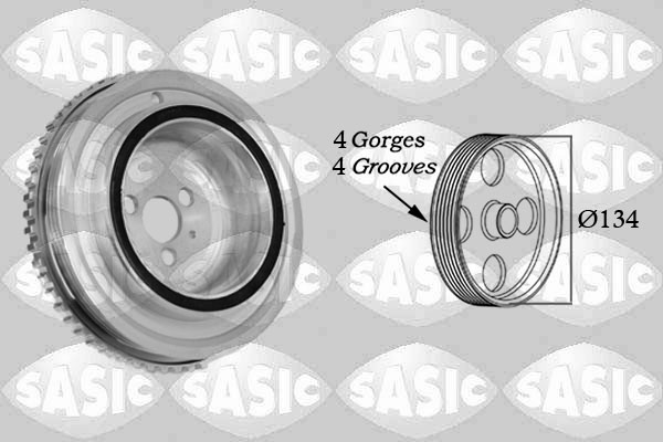 Sasic Riemschijf, krukas 2150051