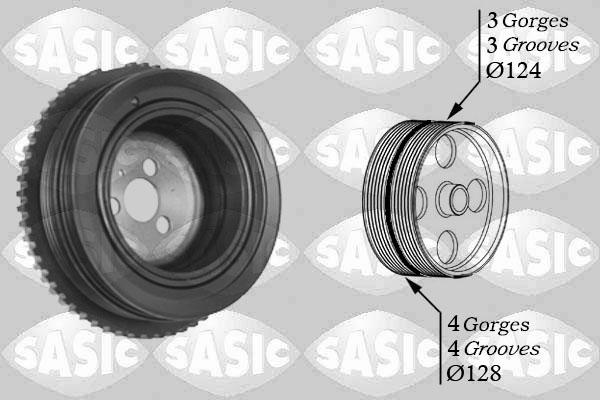 Sasic Riemschijf, krukas 2150056