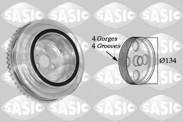 Sasic Riemschijf, krukas 2150059