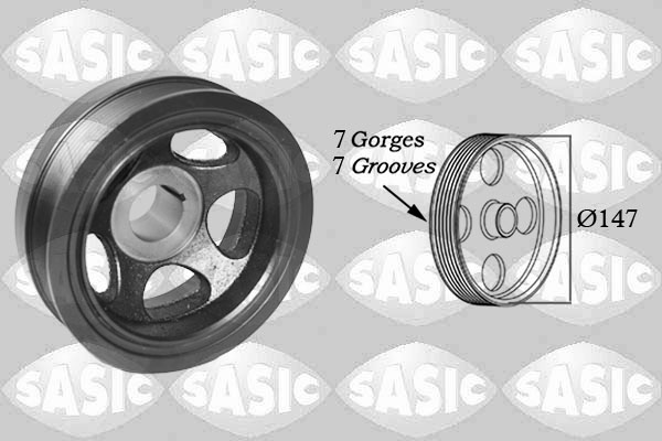 Sasic Riemschijf, krukas 2150063