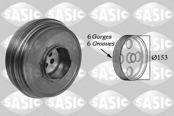 Sasic Riemschijf, krukas 2150067