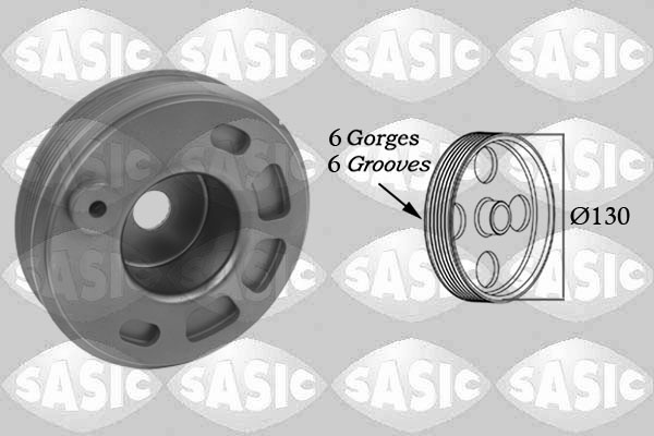 Sasic Riemschijf, krukas 2150074