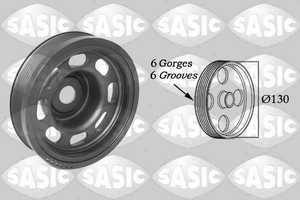 Sasic Riemschijf, krukas 2150075