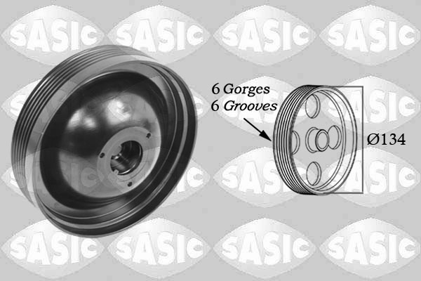 Sasic Riemschijf, krukas 2150090