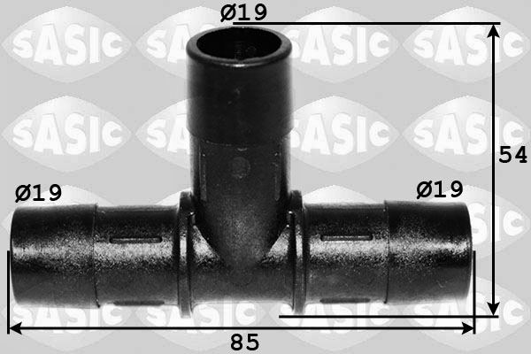 Sasic Slangkoppeling, brandstofslang 3980029