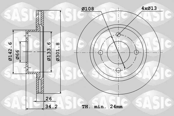 Sasic Remschijven 6100006