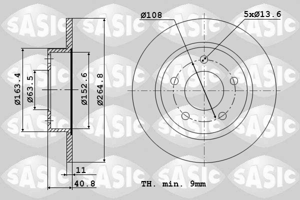 Sasic Remschijven 6106009