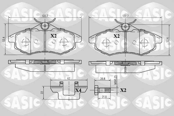Sasic Remblokset 6210004