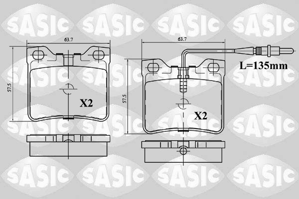 Sasic Remblokset 6210047