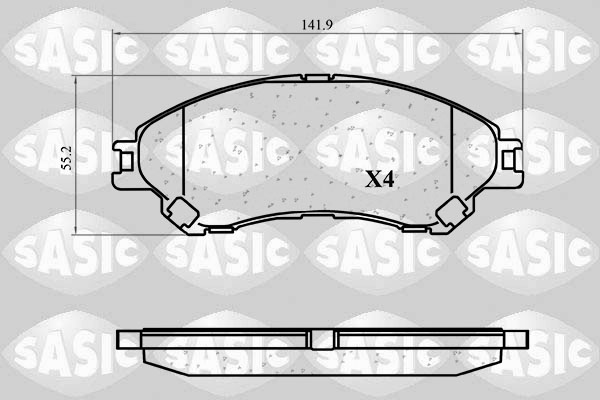 Sasic Remblokkenset, schijfrem 6210137