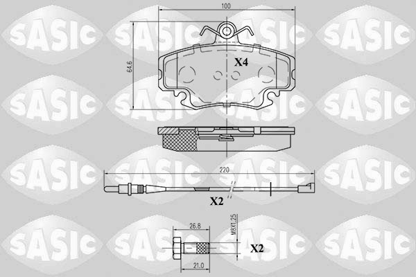 Sasic Remblokset 6214010