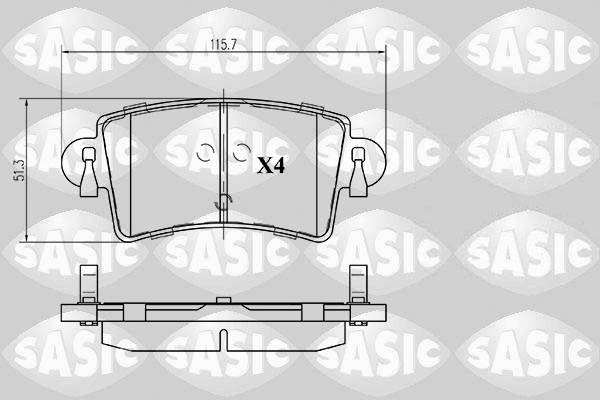 Sasic Remblokset 6214013