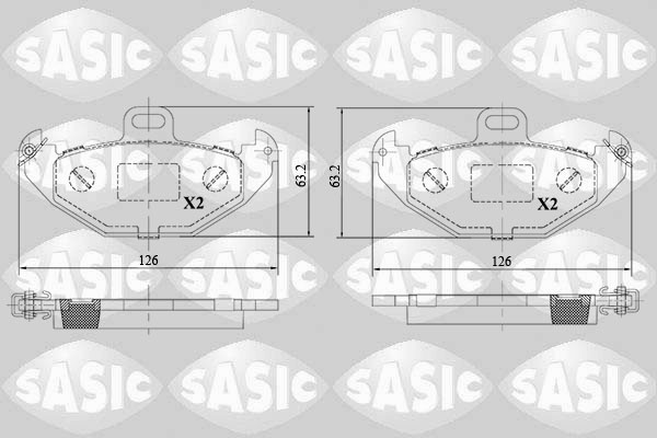Sasic Remblokset 6214035