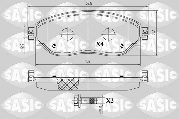 Sasic Remblokset 6214038